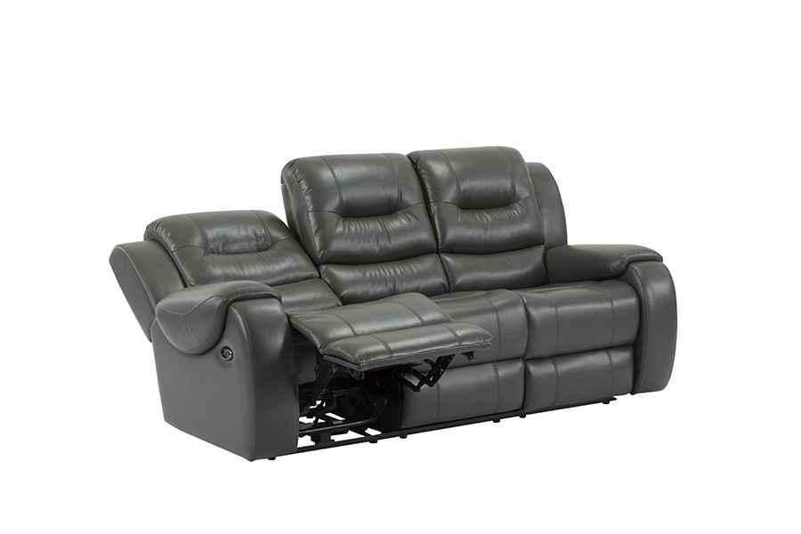 RC-2430 Faux Air Leather Power Lehning Three Seater Sofa