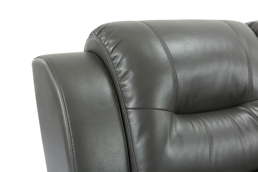 RC-2430 Faux Air Leather Power Lehning Three Seater Sofa